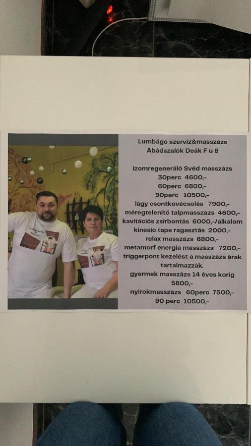 Apartmán Magic Vendeghaz Abádszalók Exteriér fotografie